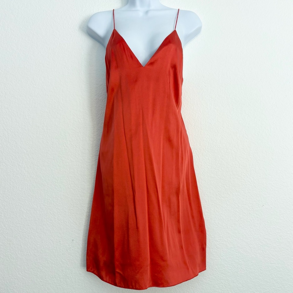 Bebe Slip Slinky Silk Charmeuse Stretch Dress‎ XS